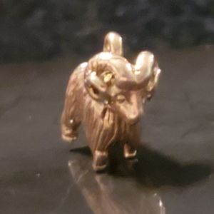 Sterling Silver Ram Charm